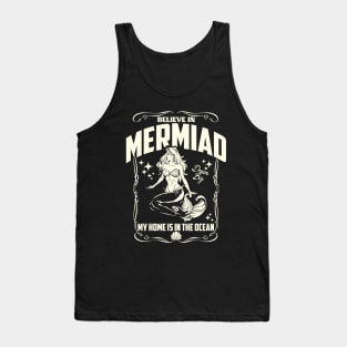 Making Waves In Pre K Mermaid Back To School Tank Top